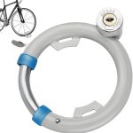 Lucchetto per bici resistente, catena di sicurezza per scooter, strumento di bloccaggio antifurto rotondo con chiave, forniture di sicurezza protettiv