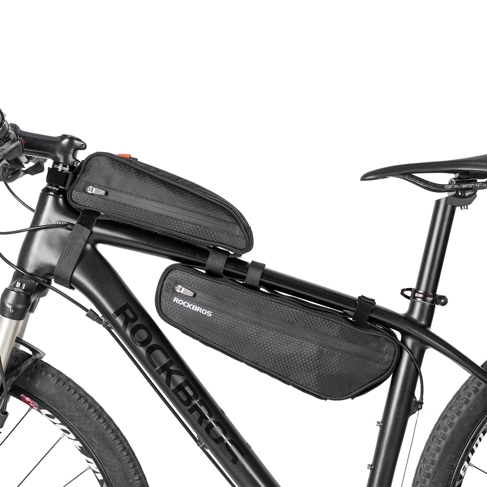 borsa-da-bici-484djt-1.jpg ROCKBROS Borsa Bici da Telaio 2,5L, Borsa Tubo Centrale Idrorepellente | 2 in 1 Design Divisibile Multifunzionale, Grande Capacità, per Bicicletta MTB, Accessori Bici : Amazon.it: Sport e tempo libero - immagine 1