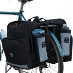 Gkstly 30L Borse per Bici, Borsa Posteriore Bicicletta Impermeabile Borse Laterali Bici Doppia Sacca Riflettente 1680D Nylon Borsa da Portapacchi con Manico per Ciclismo Viaggi Pendolarismo (A) : Amazon.it: Sport e tempo