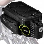 Borsa per portapacchi bici VAYOX VA0171 impermeabile, espandibile 12L