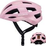 ROCKBROS Casco Bici Uomo Donna, Casco da Bicicletta con Luce di LED | 3 Modalità, Ricaricabile, Antiurto, Traspirante, per MTB Ciclismo Corsa, Taglia Regolabile 55 60 cm, Rosa : Amazon.it: Sport e tempo libero