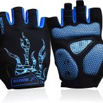 Nesirooh Guanti Bici MTB Uomo e Donna, Guanti Ciclismo Estivi Gel Mezze Dita per Bicicletta Palestra Arrampicata Montagna Corsa Sport(blu, L) : Amazon.it: Moda