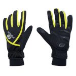 Guanti invernali bici da corsa FORCE ULTRA TECH fluo