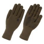 Guanti invernali ciclismo AGU merino knit waterproof verde militare