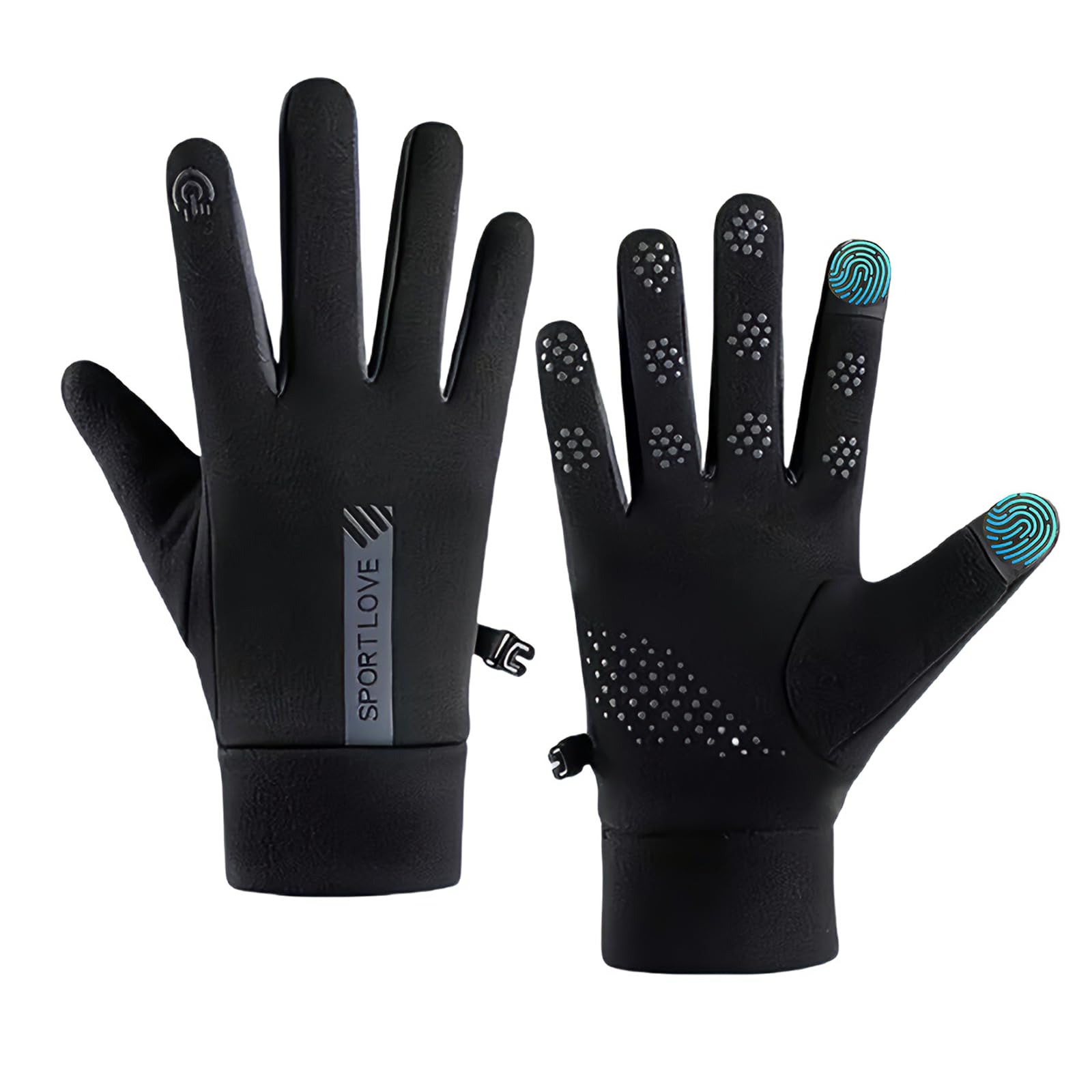 guanti-invernali-ciclismo-325qlb-1.jpg Feithmonic Guanti Invernali Ciclismo Uomo, Impermeabile Touchscreen Pile Caldi, Guanti Termico da Lavoro Donna Antiscivolo Leggero, per Moto Bici Corsa Alpinismo Trekking Guida Jogging, Nero : Amazon.it: Moda - immagine 1