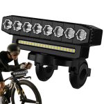 Neamou Luci da Ciclismo, Faro per Bicicletta Set di fari Anteriori e fanali Posteriori a LED Ultra Luminosi per Bici Ricaricabili Tramite USB da 500 Lumen, per Torcia per Bicicletta :