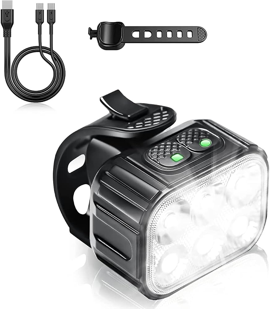 luci-per-bici-da-corsa-362mfv-1.jpg Luci per bici, luci per bici da notte ricaricabili, accessori per fari da bicicletta super luminosi a led per mountain bike, torcia anteriore, luci per passeggini (luce anteriore) : Amazon.it: Sport e - immagine 1