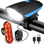 Luce Anteriore Posteriore USB Ricaricabile per Bici Luci LED Potenti per Bici Illuminazione per Bici con Cicalino Luce Impermeabile Accessori per per | Leroy Merlin