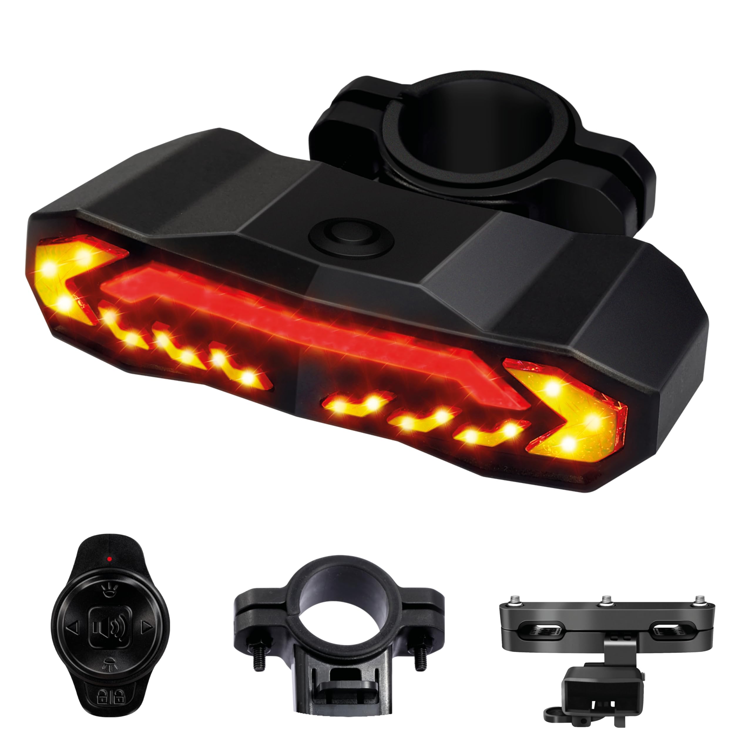 luci-posteriori-bici-368fkg-1.jpg KIFLOW Luce Posteriore Bici con Frecce per Bici Elettrica e Allarme : Amazon.it: Sport e tempo libero - immagine 1