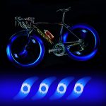 Yifengshun Set di 4 luci LED impermeabili per bicicletta con 3 modalità di lampeggiamento, lampada LED per bicicletta per adulti e bambini (blu) : Amazon.it: Sport e tempo libero