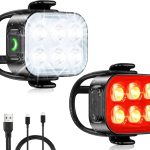 Glangeh Luci Bicicletta LED [Ultra Sottile] USB Ricaricabile & 4+6 Modalità | Impermeabile IP65 Set Luce Bici Anteriore e Posteriore, Facile Installazione & Portatile per Ciclismo Notturno e Campeggio : Amazon.it: Sport