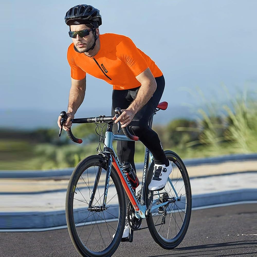 maglia-bici-da-corsa-366lxg-1.jpg FEIXIANG Maglia Ciclismo Maniche Corte, Maglietta Mountain Bike Uomo Asciugatura Veloce T Shirt off Road Sportswear Estate : Amazon.it: Moda - immagine 1