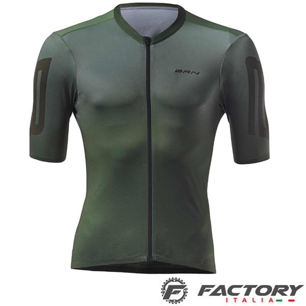 maglia-bici-da-corsa-681uoo-1.jpg Maglia da bici estiva BRN Fade Uomo verde scuro - immagine 1