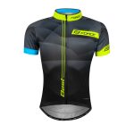 Maglia ciclismo FORCE BEST nero fluo