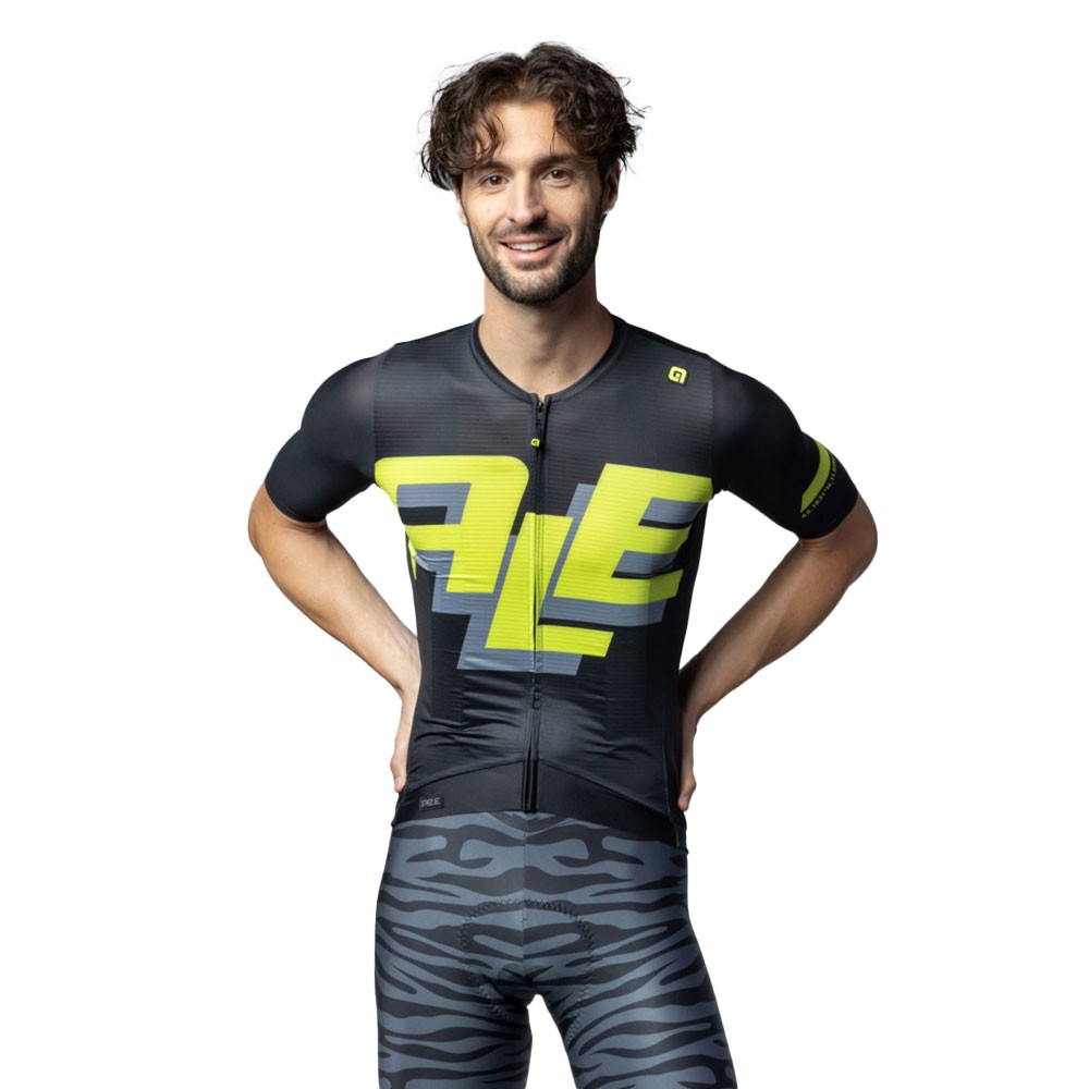 magliette-ciclismo-504hza-1.jpg Ale' Maglia Ciclismo Sauvage Nero Uomo Acquista online su Sportland - immagine 1