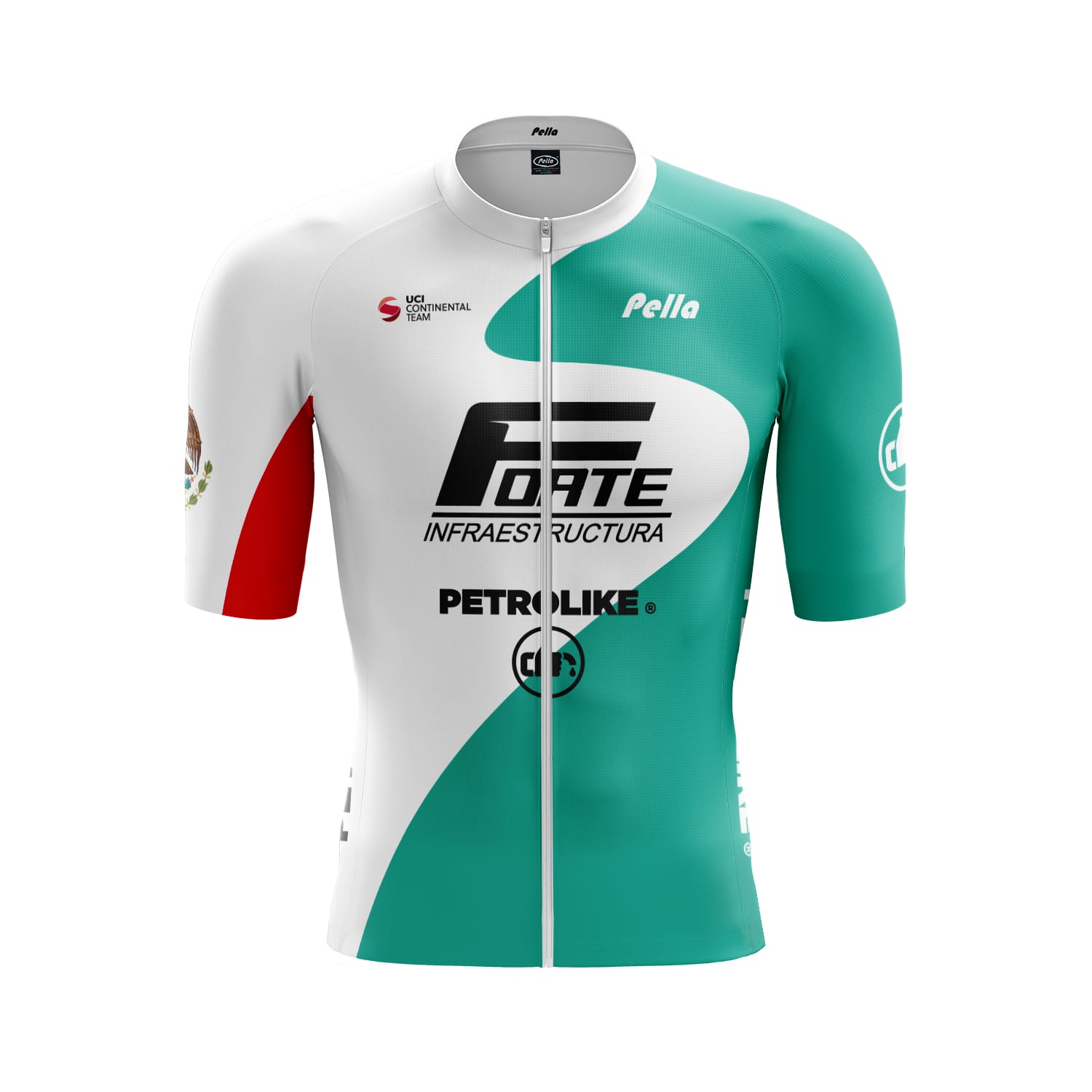 magliette-ciclismo-763pfc-1.jpg Maglia Ciclismo Manica Corta FORTE PETROLIKE SLIM FIT - immagine 1