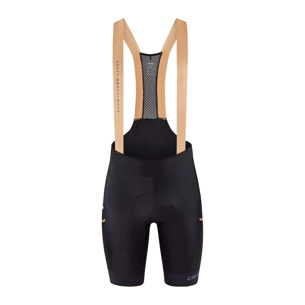 pantaloncini-bici-309lkn-1.jpg Pantaloncini Corti con Bretelle Uomo Craft PRO Gravel Bib Shorts – Nero XL - immagine 1