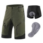 Agolu Pantaloni Corti MTB Uomo con Fondello, Enduro Pantaloncini Ciclismo Uomo Pantaloncini MTB Uomo 3D Gel Imbottiti Intimo Mountain Bike Uomo, Abbigliamento Bici(Size:L,Color:Verde) : Amazon.it: ...
