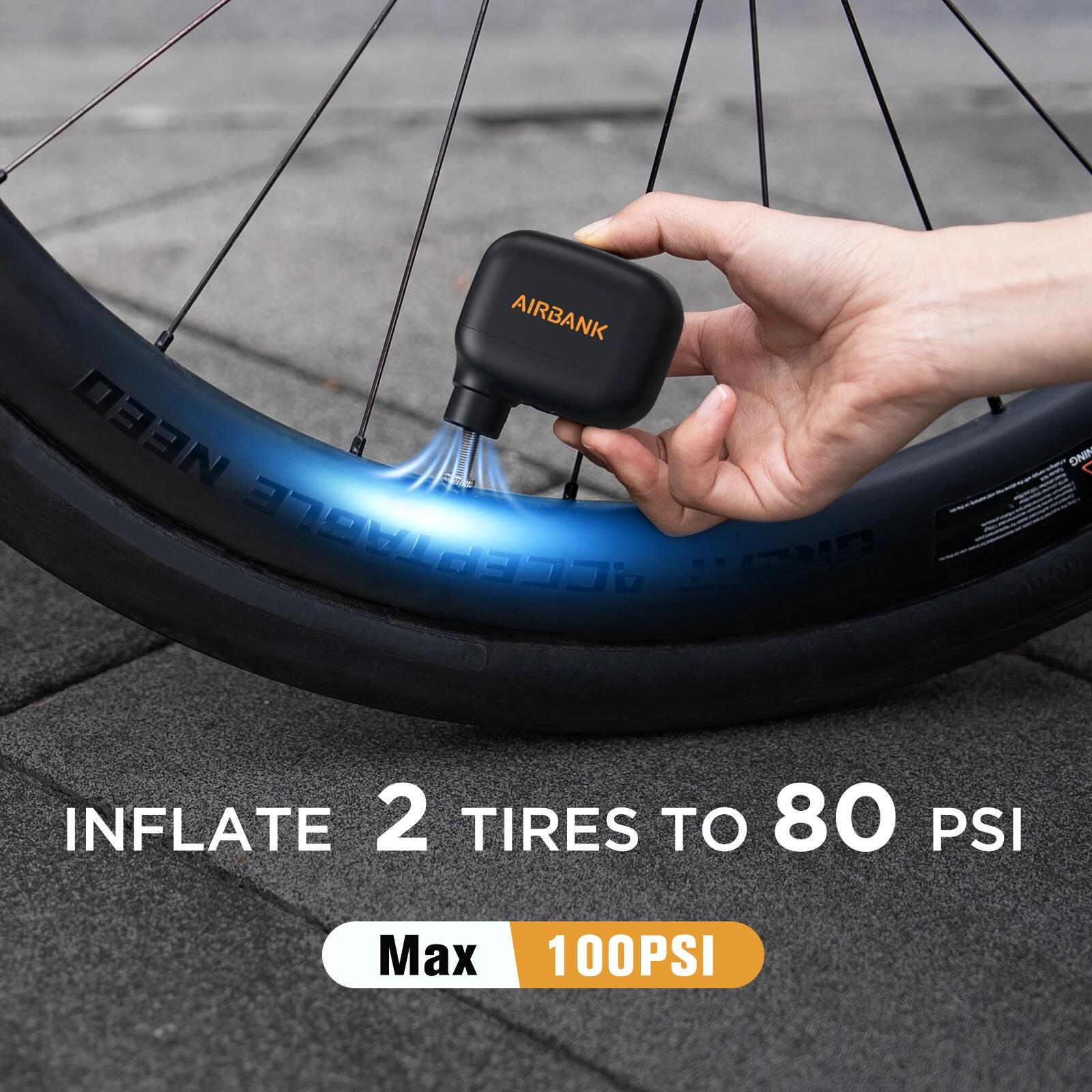 pompe-elettriche-per-bici-189gjk-1.jpg Mini pompa bici elettrica portatile ricaricabile 100 PSI USB C 93 g - immagine 1