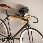 Supporto da parete per bici in legno / portabici da parete / portabici in legno / deposito per biciclette al coperto Etsy Italia
