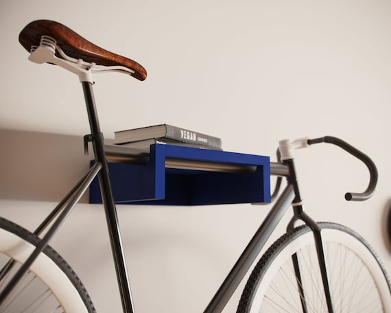 portabici-da-muro-964eap-1.jpg Supporto da parete per bici in legno / Portabici da parete blu / Portabici in legno / Deposito per bici al coperto Etsy Italia - immagine 1