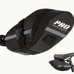 Borsa sottosella 1,2 litri Nera, MTB e bici da corsa – Pro Sport Lights